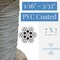 Laureola Industries 1/16" to 3/32" PVC Coated Clear Color Galvanized Cable 7x7 Strand Aircraft Cable Wire Rope, 250 ft ZAG116332-77-GPC-250 - alternate 2